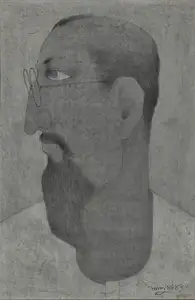 Shaw, Lalu Prasad (Artist). Father, c. late 1980s | Painting