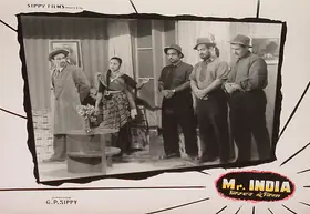 Layton, Roque M. (Cinematographer), Mr India, 1961 | Lobby Card