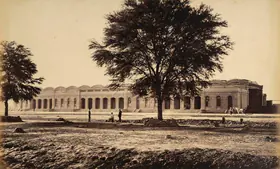 Bourne, Samuel (Photographer). The Railway Station - Umballa, c.1865-1866 | Antiquarian Photograph