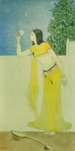 Chaudhuri, Sankho (Artist). Unfinished Melody, n.d. | Painting