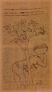 Husain, M.F. (Artist). Untitled, c.1975 | Drawing