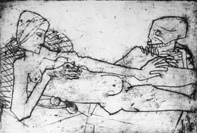 Hore, Somnath (Artist). Etching, n.d. | Graphic Art