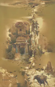 Choyal, P.N. (Artist). Untitled, n.d. | Painting