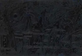Souza, F.N. (Artist). Untitled (Landscape), c.1965 | Painting