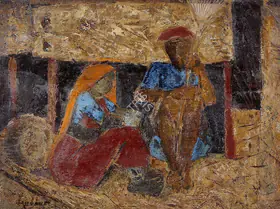 Hebbar, K.K. (Artist). Untitled, 1960 | Painting