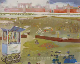 Chowdhury, Arunanshu (Artist). The Heritage Tour Guide - 3, 2007 | Painting