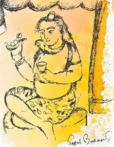 Burman, Sakti (Artist). Untitled, 2020 | Painting