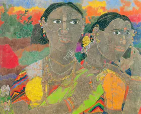 Goud, K. Laxma (Artist). Untitled, 2001 | Painting