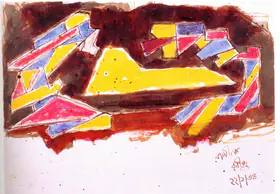 Bose, Nandalal (Artist). Self Portrait I, n.d. | Drawing