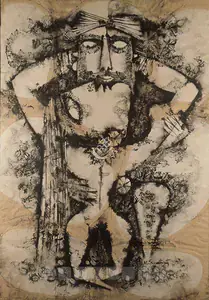 Senathipathi, M. (Artist). Lovers, 1981 | Painting
