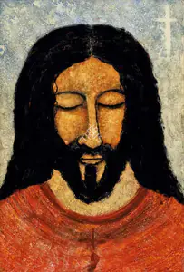 Roy, Suman (Artist). Jesus, 2007 | Painting