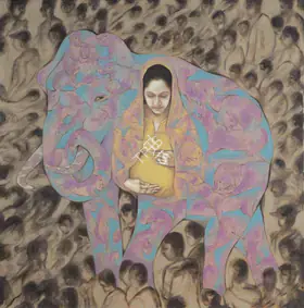 John, C.F. (Artist). Persistence of Life, n.d. | Painting