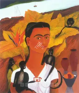 Lajmi, Lalitha (Artist). Homage To Freeda Kahlo, 2004 | Painting