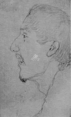 Tagore, Jyotirindranath (Artist). Rabindranath Tagore, n.d. | Drawing