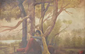 Bukhsh, Ustad Allah (Artist). Sohni, 1935 | Painting