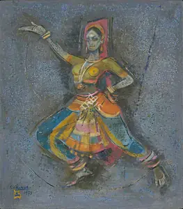 Chavda, Shiavax (Artist). Dancer II, 1973 | Painting