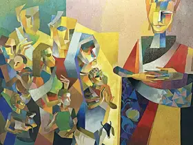 Sengupta, Niren (Artist). Saranagata II, 2010 | Painting