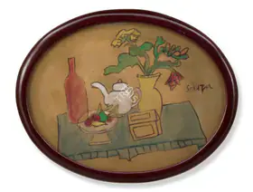 Souza, F.N. (Artist). Untitled (Still Life), 2001 | Painting