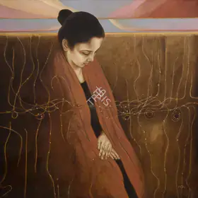 John, C.F. (Artist). Whispering Seeds, 2021 | Painting