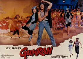 Bhatt, Pravin (Cinematographer), Gumrah, 1993 | Lobby Card