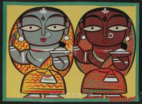 Roy, Jamini (Artist). Untitled, n.d. | Painting