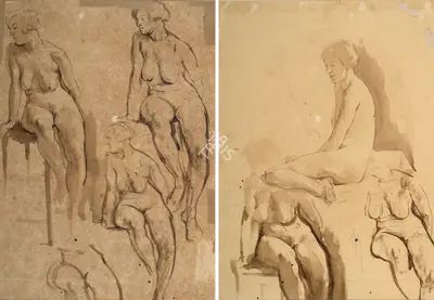 Bose, Atul (Artist). Untitled, n.d. | Painting