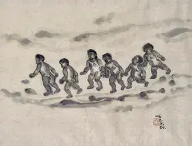 Bose, Nandalal (Artist). Untitled, 1959 | Painting