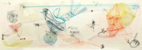 Pande, Aditya (Artist). House Crow and House, 2007 | Graphic Art