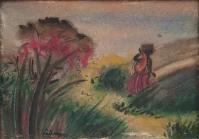 Mookherjea, Sailoz (Artist). Landscape, 1939 | Painting