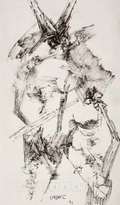 Ramkumar (Artist). Untitled, 1991 | Drawing