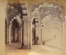 Bourne, Samuel (Photographer). Moti Masjid, Agra Fort, Mid 1860s | Antiquarian Photograph
