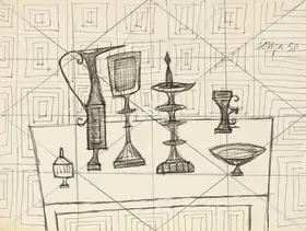Souza, F.N. (Artist). Untitled, 1958 | Drawing