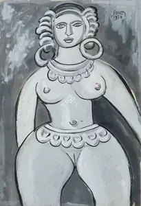 Souza, F.N. (Artist). Untitled, 1950 | Painting