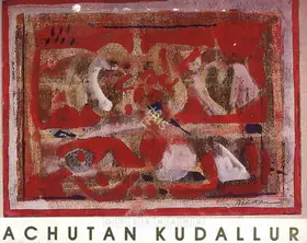 Kudallur, Achutan (Artist). Achuthan Kudallur, 2001 | Solo Exhibition Invitation | 00859280