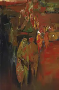 Das, Arup (Artist). Untitled, 1988 | Painting