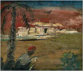 Mookherjea, Sailoz (Artist). Untitled, 1957 | Painting