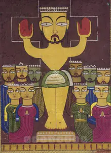 Studio of Jamini Roy (Artist). Crucifixion, mid 1950s | Painting