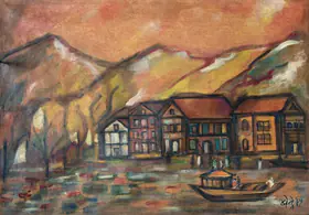 Bendre, N.S. (Artist). Kashmir Series, 1941 | Painting