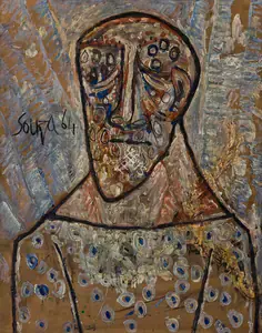 Souza, F.N. (Artist). Homer, 1964 | Painting