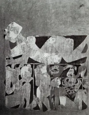 Vaghela, Gautam (Artist). Composition, n.d. | Painting