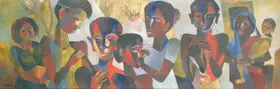 Sengupta, Niren (Artist). Celebration, 1999 | Painting