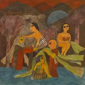 Narayan, Badri (Artist). Untitled, n.d. | Painting