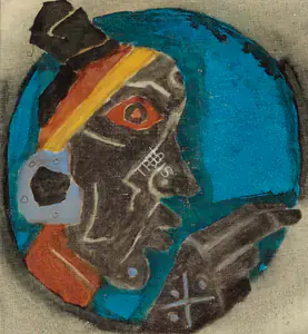 Husain, M.F. (Artist). Black Princess, n.d. | Painting