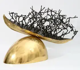 Radhakrishnan, K.S. (Artist). Smooth Sailing of the Boat, 2021 | Sculpture