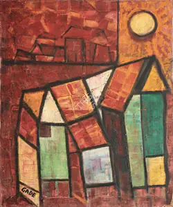 Gade, H.A. (Artist). Untitled, circa 1958-59 | Painting