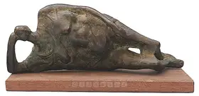 Chowdhury, S. Roy (Artist). Reclining Woman I, 1968 | Sculpture