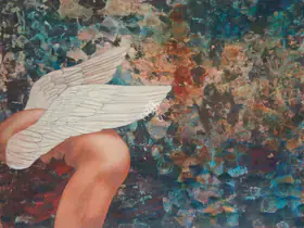 Broota, Vasundhara Tewari (Artist). Freeing The Angel, 2002 | Painting