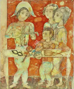 Burman, Sakti (Artist). Untitled, c.1980 | Painting