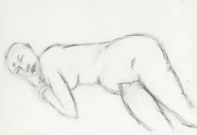 Padamsee, Akbar (Artist). Untitled (Nude), 1996 | Drawing
