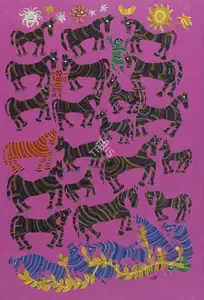 Bai, Lado (Artist). Untitled (Bhil Art), n.d. | Painting